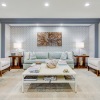 fireplace seating in spacious gathering room